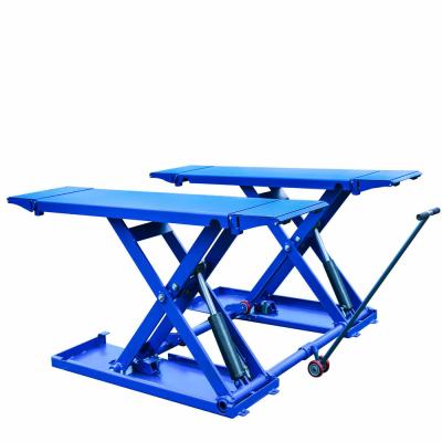 China Cheap Aerial Work and CE Approved Inground Car Scissor Lift for sale