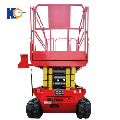 China Safety Convenience Easy Lane Hydraulic Electric Scissor Lift Mobile Scissor Lift On Lanes for sale