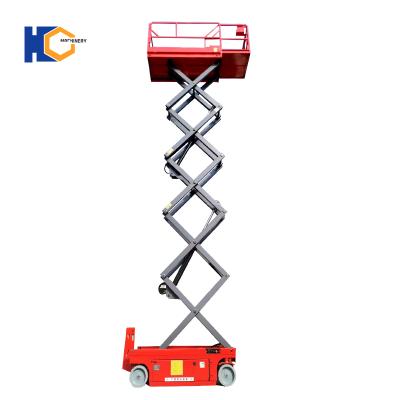 China Hotels Battery Operated 220V Mobile Electric Self Propelled Scissor Lift Platform Hydraulic Table With Good Price for sale