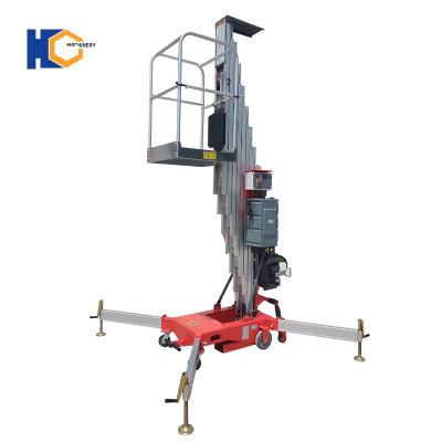 China Safety Easy Convenience Single Mast Lift Price Single Mast Aluminum Alloy Lift Platform for sale