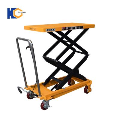 China Keywords 500kg Portable Mini Small Crank Lift Table Hand Operated Lift Table for sale