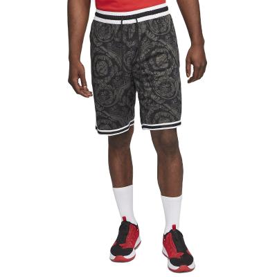 China OEM Gray Floral Breathable &Basketball Pattern Basketball Shorts Custom Design Basketball Wear For Men for sale