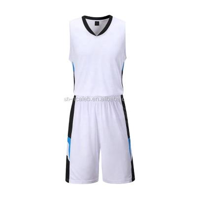 China Latest Stan Caleb Antibacterial Simple Basketball Jersey Logo Design Set 2017 for sale