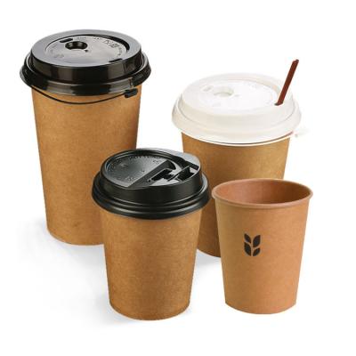 China Custom Logo Disposable Coffee Cup 8oz Disposable Paper Cups Disposable High Quality for sale