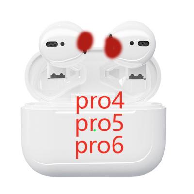 China In-ear brand pro4 pro5 pro6 popular wireless headphones earbuds earphones earbuds tws 5.1 box charging ear for sale