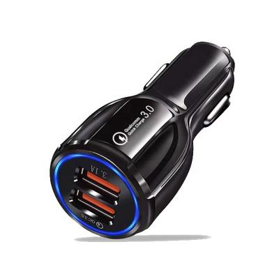 China UniversalÂ   Manufacturer Wholesale 5V 3.1a Car Charger Dual Usb Charger Cigarette Lighter Fast Car Charger Adapter for sale