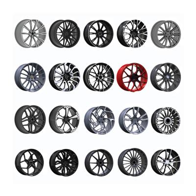 China Automobile Modification China Design Popular Selling Aluminum Car Wheel Edges Factory Wholesale Customized Car Alloy Forged Wheels for sale