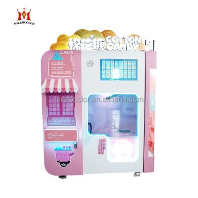 China Highly Cost Effective Field Commercial Marshmallow Vending Machines, Brand New Automatic Self-Service Cotton Candy Remote Control Vending Machine For Sale for sale