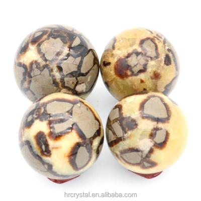 China Wholesale China Crystal Sphere Polished Smooth Spiritual Septarian Tumbled Crystal Sphere For Decoration for sale