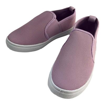 China Flat Custom Lightweight Slip On Unisex Casual Mesh Double Elastic Running Sided Shoes For Woman for sale