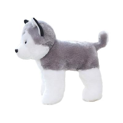 China Pp Cotton Inside Cute cartoon dog plush toy Cute dog shape soft plush doll Car home improvement gift plush dog doll for sale