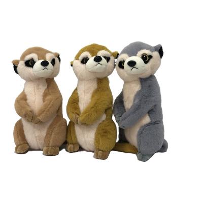 China Pp Cotton Inside meerkat stuffed plush toys simulation animal for kids from china toy factory for sale