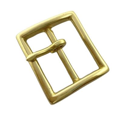 China Duable Fashion Pin Belt Buckle Copper Solid Brass Belt Buckle For Belt for sale