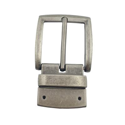 China Metal Belt Buckle Factory Price 40mm Metal Pin Reversible Belt Buckle For Belt for sale