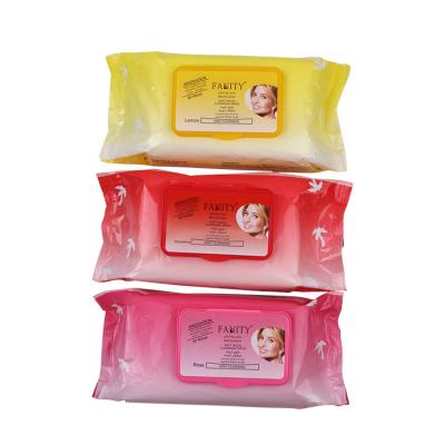 China Extra Soft Makeup Wipes Hot Selling Individual Private Label Makeup Remover Wipes Single Pack Unscented for sale