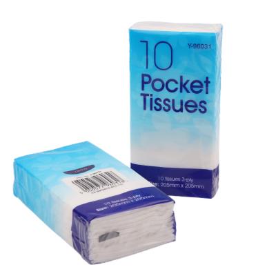 China Pocket Tissue Soft and Facial Tissue Mini Type Pocket Packs Unscented Pocket Travel Tissues for sale