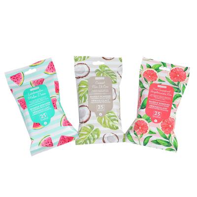 China Custom Logo Individually Wrapped Hand Wet Eco-Friendly Wipes Unscented Bamboo Natural Products Bamboo Face Cloths for sale