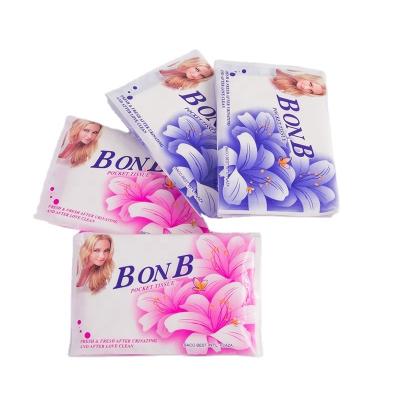 China Logo Mix Wood Pulp Customized Comfortable Soft Eco-friendly 3 Ply Tissue Paper Soft Pack Facial Tissue for sale