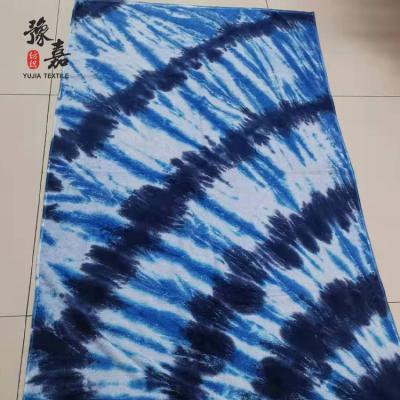 China Child Safe Handcrafted Tie Dyed Beach Towel for sale