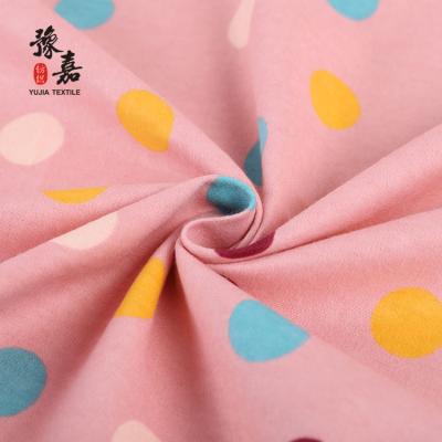 China Antistatic Custom Woven 100% Printed Cotton Flannel Fabric For Garment for sale