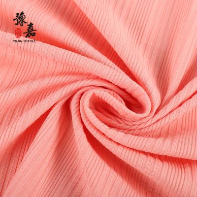 China Custom Wholesale Hot Selling Shrink-resistant Modal Spandex Cotton Rib Knit Fabric For Dress for sale