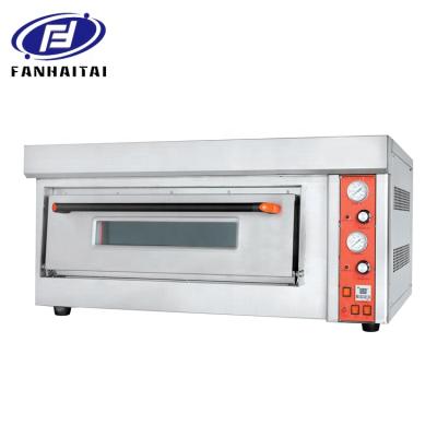 China Wholesale Price Commercial Bakery Catering Equipment Baking Single Deck Gas Pizza Oven for sale