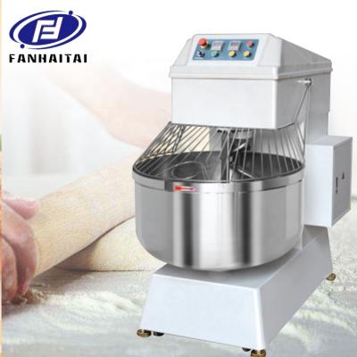 China Snack Factory FHT-CHINA Factory Double Speed ​​130L Commercial Bread Dough Spiral Mixer For Wholesale With CE Certificate for sale