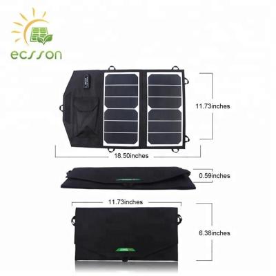 China Smartphones/Tablet PC/Samsung/iPad/iPhone Most Beautiful Multi Function 13W Portable Wallet Solar Charger for Different Phones and Lights for sale