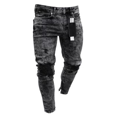 China LW ML0005 new arrival QUICK DRY denim trousers streetwear fashion skinny skinny stretch men jeans for sale