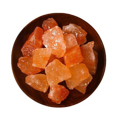 China Wholesale natural high quality raw orange salt rough stone stone for decoration for sale