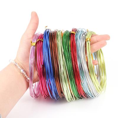 China Multicolor Round Colorful Diy Aluminum Soft Jewelry Building Craft Aluminum Wire Contact Us for sale