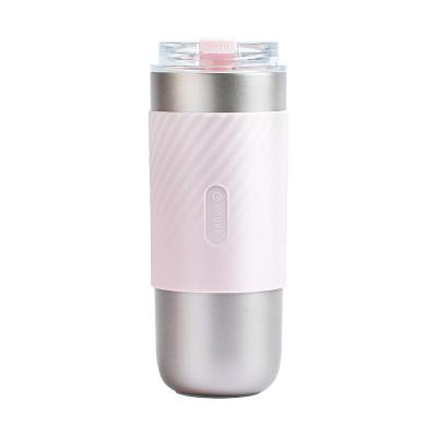 China 2022 PORTABLE Luxury Tumbler Coffee Mug Thermal Stainless Steel Travel Mug with Screw Lid Stainless Steel Straw Vacuum Insulated Cup for sale