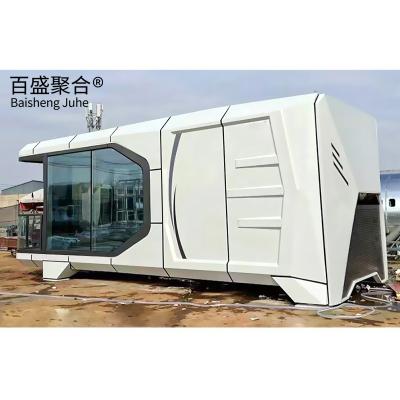 China Hotel Resort Construcción Casa con color personalizado y Eco Amigable Casa cápsula espacial en venta