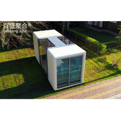 China Space Capsule House Villa Whole Readymade Smart Mobile Homes with Voice Control Curtain for sale