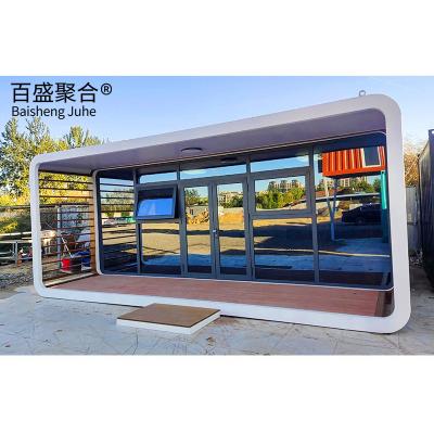 China Prefab Space Capsule House for Hotel Villa Modern Modular Apple Cabin Container House for sale