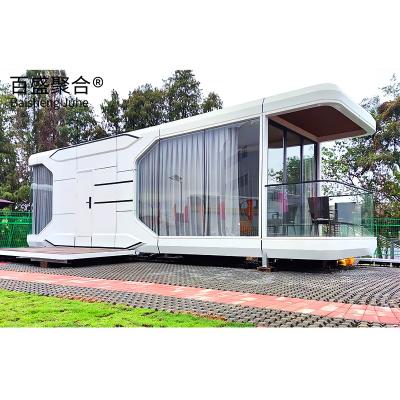 China Modern Design Style Customized Color Space Capsule Smart Home AI Voice Container House for sale