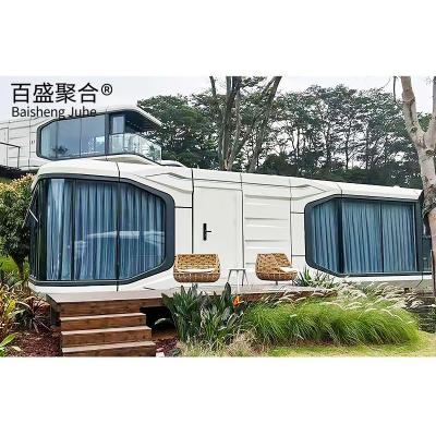 Chine Expédition spéciale maison de capsule spatiale préfabriquée pour un camping-resort écologique à vendre