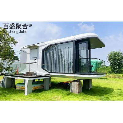 China Mobile Space Capsule House With Customized Color Combination for sale