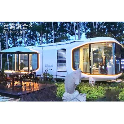 China Modern Modular Space Capsule House with Galvanized Steel Frame for sale