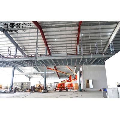 China Q235 Q355B Large Metal Sheds Workshops Painted Surface Treatment for sale