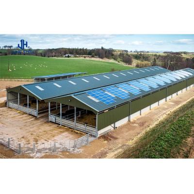 China Customized Welding Service Prefab Steel Structure Steel Livestock Shelter for sale