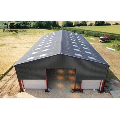 China Farm Management Q235/Q345B Grade Prefab Metal Barn Homes Prefabricated Metal Barns for sale