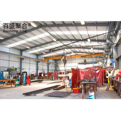 China Large Span Construction Solid H Shape Steel Beam Metal Workshops And Garages for sale