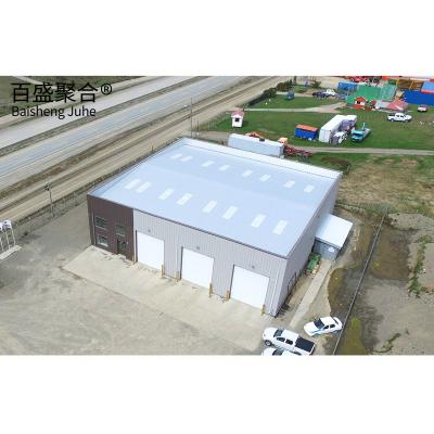 China Insulation Sandwich Panel Heavy Pre-engineered Steel Structure Prefabricated Car Garage for sale