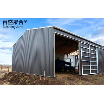 China Steel Warehouse Sheds Prefabricated Standard AiSi Main structure Customzation Size for sale