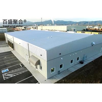 China Metalen staalframeconstructie Prefabricated Commercial Warehouse voor Q235 Q355B Te koop