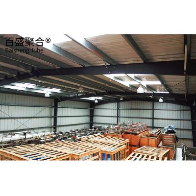 China Prefab Steel Frame Prefabricated Workshop Industrial Warehouse Standard AiSi Light for sale