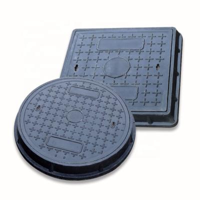 China FRP SMC BMC sheet molding composite d400 gas station telecommunication inspection fiberglass aluminum composite manhole cover for sale