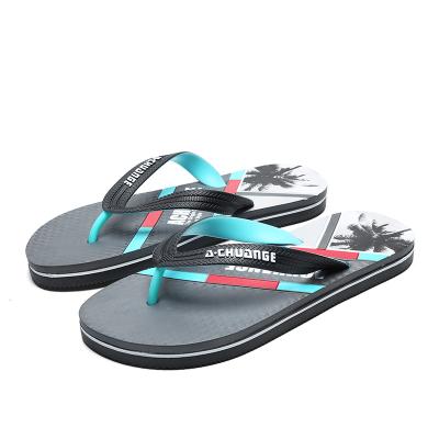 China CUSHIONING Home Fashion Tropical Comfort Slide Summer Flip Flops Indoor Outdoor Non Slip Slippers for Men, Men's Flip Flops Shoes for Men for sale