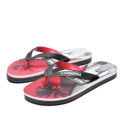 China Wholesale Indoor Outdoor Men's Fashion Tropical Style Bathroom CUSHIONING Flip Flops Beach Sandals, Slippers Mens Flip Flops Sandals for sale